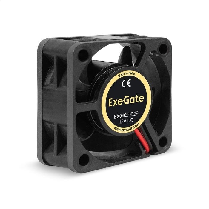 Exegate EX295219RUS Вентилятор 12В DC ExeGate EX04020B2P (40x40x20 мм, 2-Ball (двойной шарикоподшипник), 2pin, 7000RPM, 30dBA)