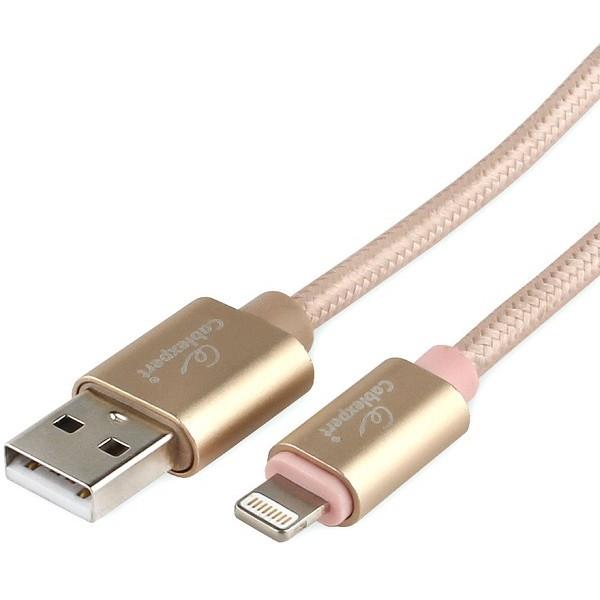 Cablexpert Кабель для Apple CC-U-APUSB02Gd-3M AM/Lightning, серия Ultra, длина 3м, золотой, блистер