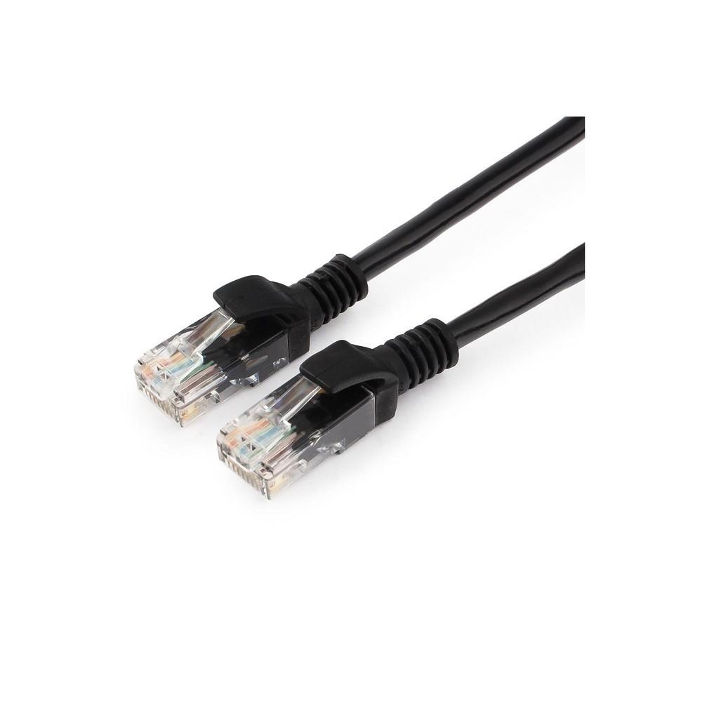 Cablexpert Патч-корд UTP PP12-2M/BK кат.5, 2м, литой, многожильный (черный)