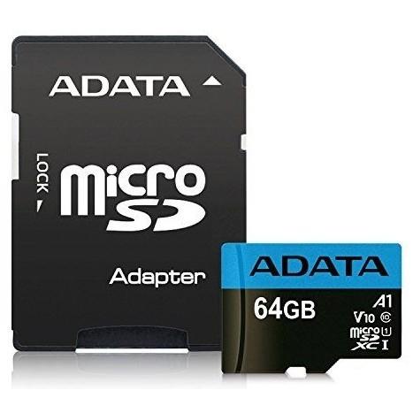 Micro SecureDigital 64Gb A-DATA AUSDX64GUICL10A1-RA1