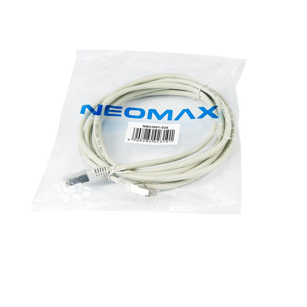 NEOMAX (NM23001-030) Шнур коммут. FTP 3 м., гибкий, Кат. 5е, многожильный