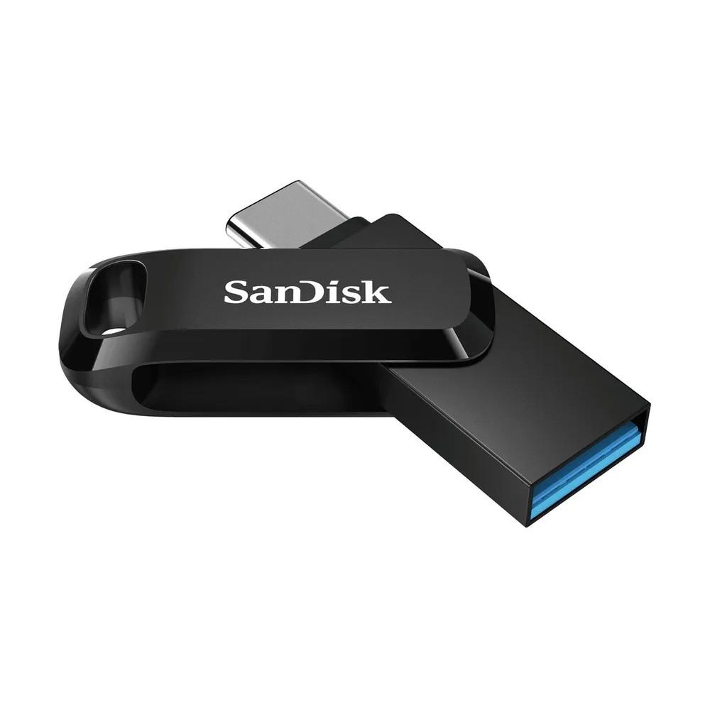 SanDisk USB Drive 512GB Ultra Dual Drive Go, USB 3.1 - USB Type-C Black