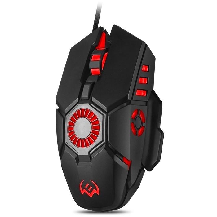 Мышь Sven RX-G880 6+1кл. 400-7000 DPI, ПО, вентилятор, подсветка, игров. Упак