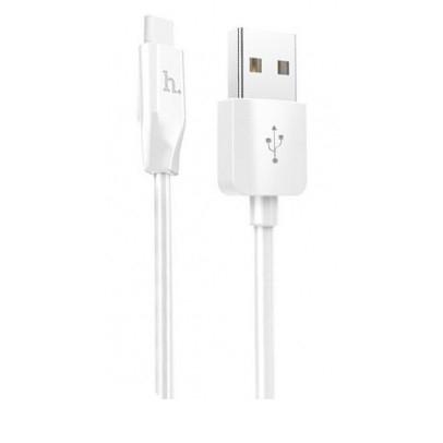 HOCO HC-32045 X1/ USB кабель Type-C/ 1m/ 2.1A/ White