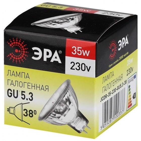 ЭРА C0027363 Лампа галогенная GU5.3-JCDR (MR16) -35W-230V-Cl [JCDR-35-230-GU5.3]