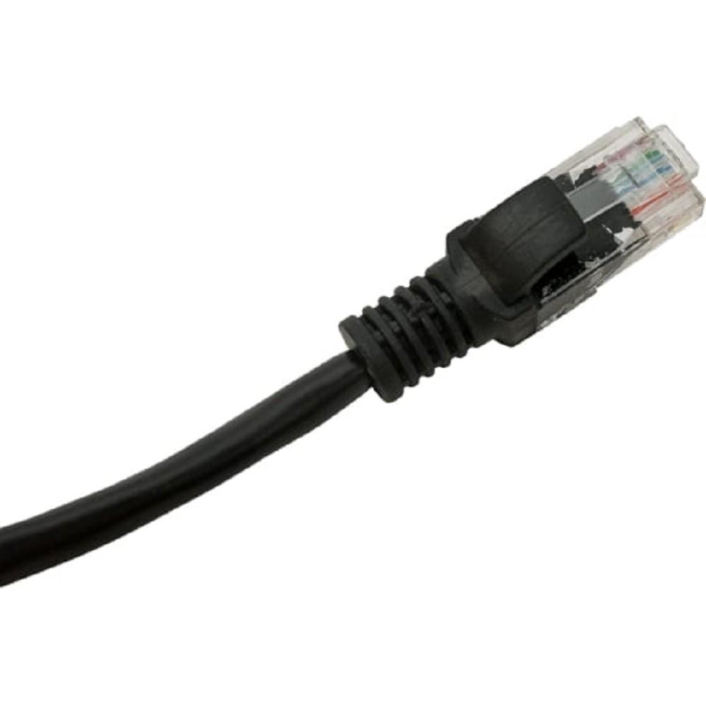 Патч-корд UTP Cablexpert PP12-1.5M/BK кат.5e, 1.5м, литой, многожильный (чёрный)
