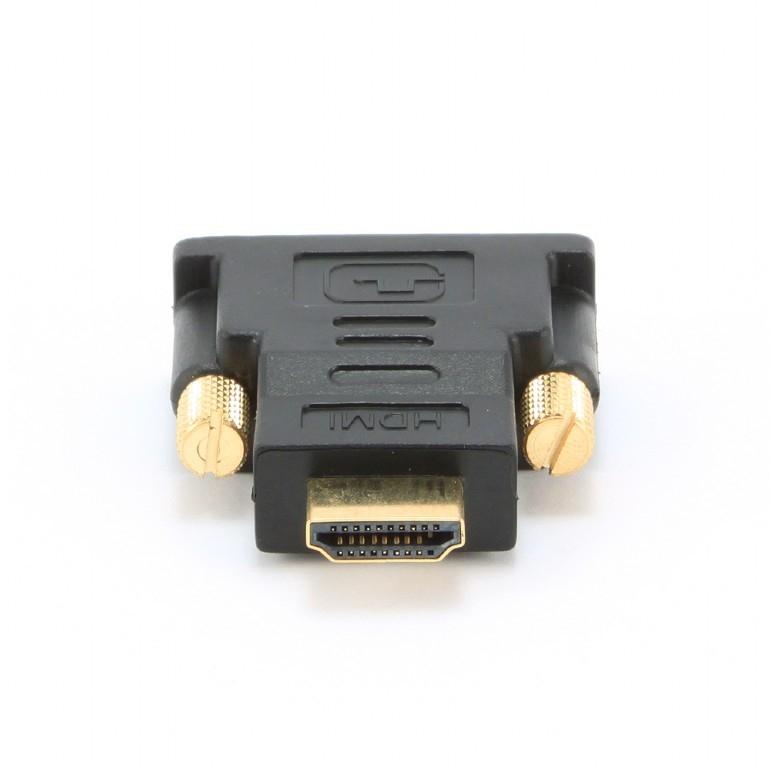 Gembird Переходник HDMI-DVI  19M/19M(папа-папа), золотые разъемы  [A-HDMI-DVI-1]