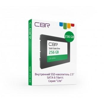 CBR SSD-256GB-2.5-LT22, Внутренний SSD-накопитель, серия "Lite", 256 GB, 2.5", SATA III 6 Gbit/s, SM2259XT, 3D TLC NAND, R/W speed up to 550/520 MB/s, TBW (TB) 120