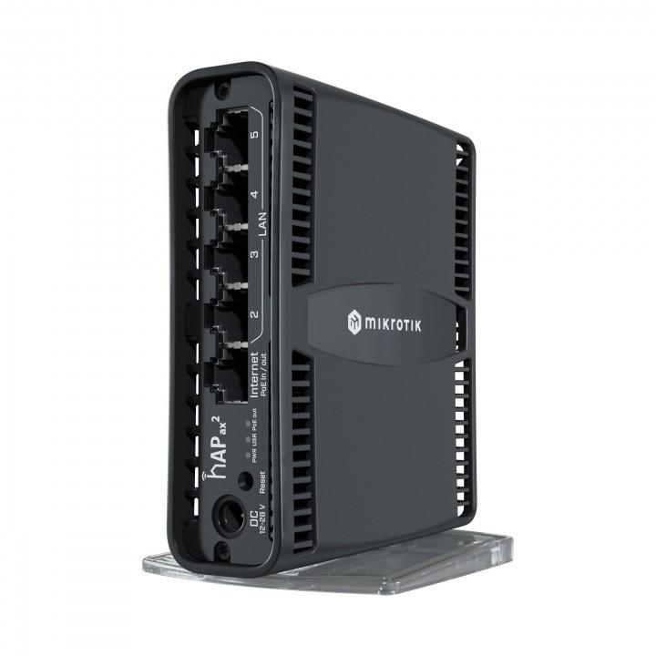 mikroTik hAP ax2 C52iG-5HaxD2HaxD-TC Маршрутизатор WIFI6, 2.4+5Ghz, 5RJ45 1Gbit, 1 POE