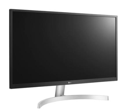 LCD LG 27" 27UL500-W белый {IPS 3840x2160 5ms 300cd 1000:1(Mega DCR) DisplayPort P HDMIx2 Audioout, vesa}