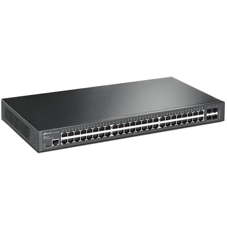 TP-Link SG3452X Управляемый коммутатор JetStream уровня 2+ с 48 гигабитными портами RJ45 и 4 портами SFP+ PROJ