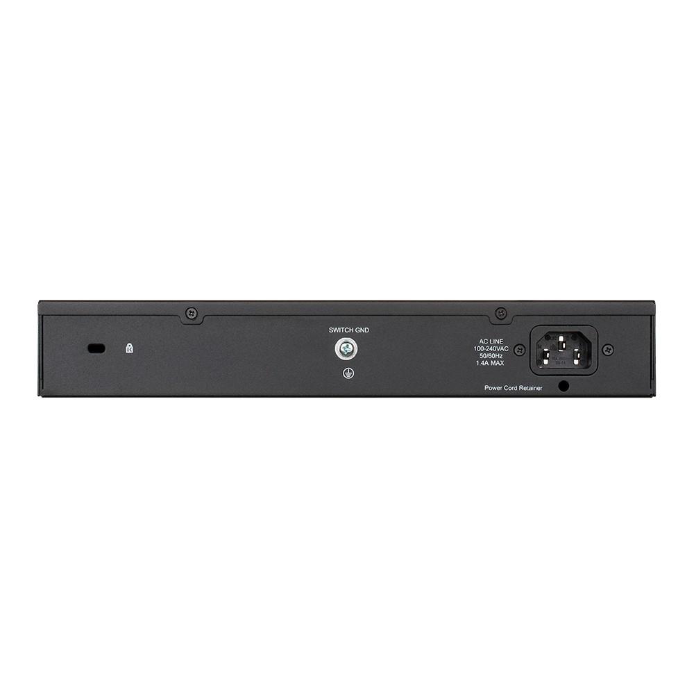 D-Link DGS-1100-24PV2/A3A Настраиваемый L2 коммутатор c 24 портами 10/100/1000Base-T (12 портов РоЕ 802.3af/at, PoE-бюджет 100 Вт)