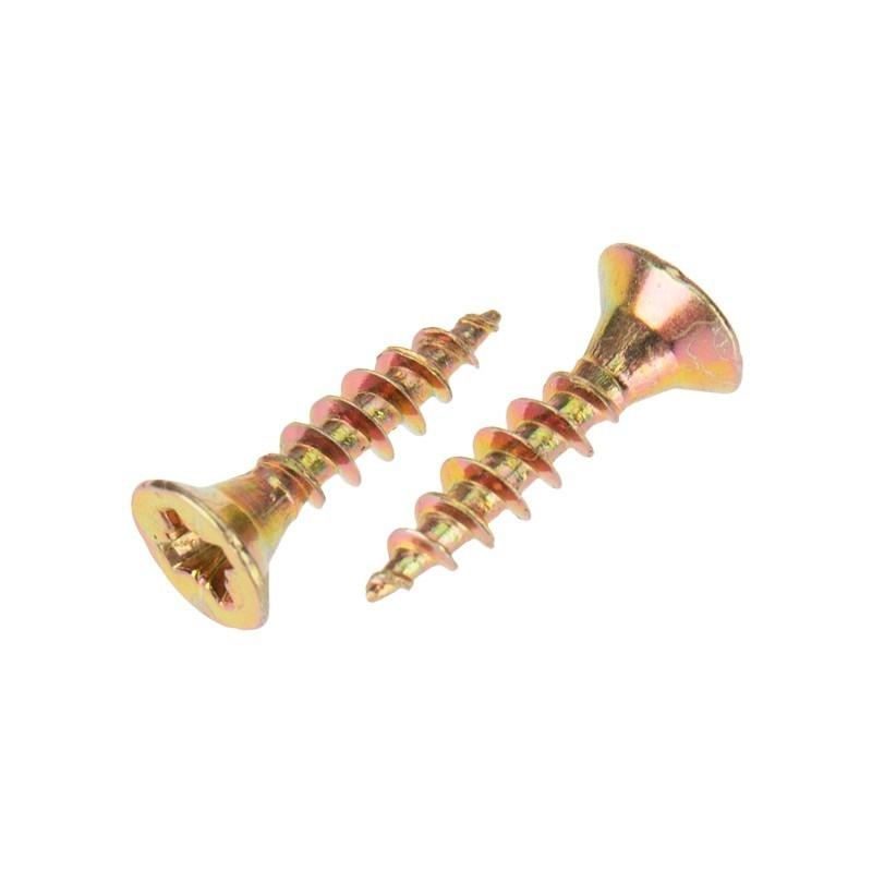 Rexant KR-01-3311-010 Саморез универсальный KRANZ 3х16, желтый цинк, короб (500 шт./уп.)