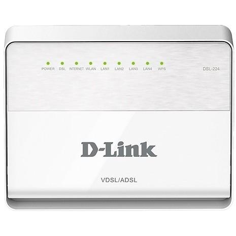 D-Link DSL-224/R1A Беспроводной маршрутизатор VDSL2 с поддержкой ADSL2+