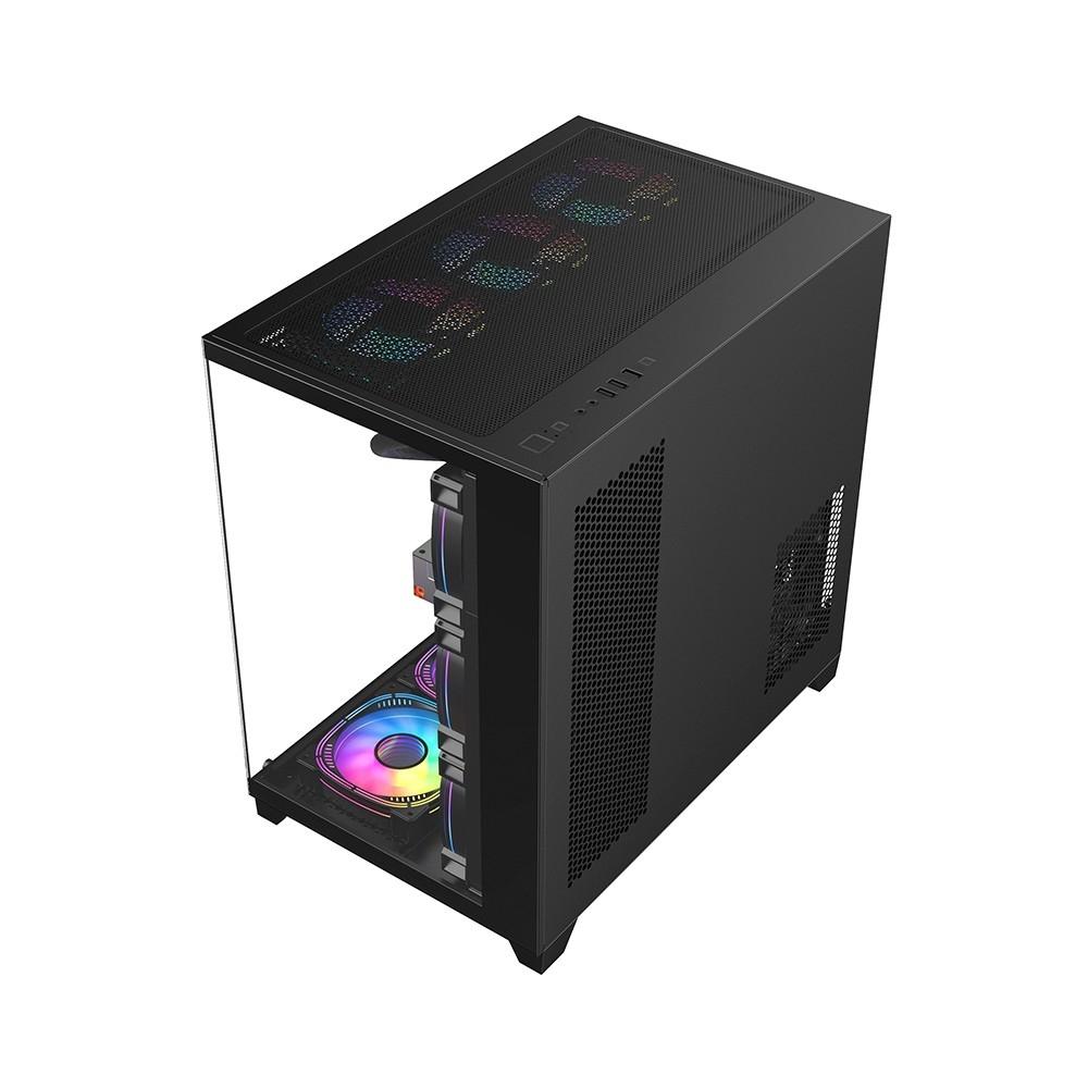 1STPLAYER MEGAVIEW MV8-TP Black / ATX / MV8-TP-BK