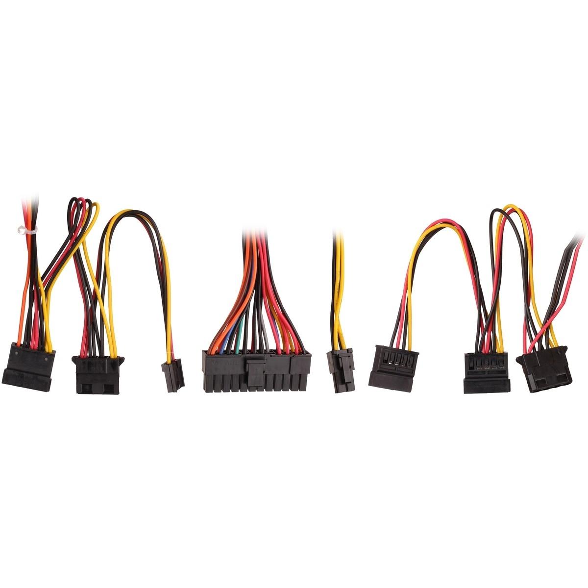 Exegate EX292142RUS Блок питания 600W ExeGate AB600 (ATX, 8cm fan, 24pin, 4pin, 3xSATA, 2xIDE, FDD)