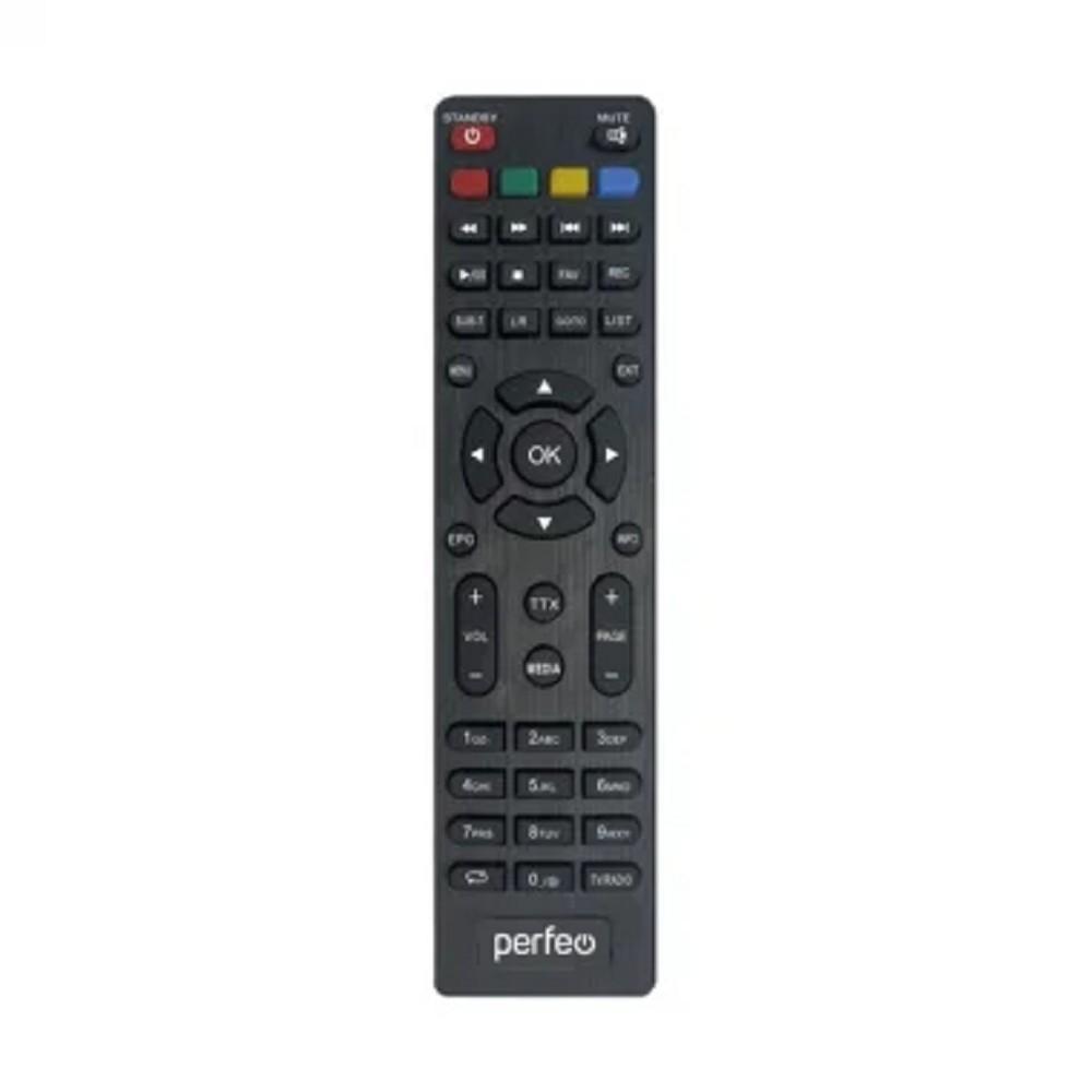 Perfeo DVB-T2/C приставка "LEADER" для цифр.TV, Wi-Fi, IPTV, HDMI, 2 USB, DolbyDigital, пульт ДУ [PF_A4412]