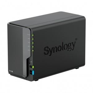 Synology DS224+ Сетевое хранилище DC 2,0GhzCPU/2GB(upto6)/RAID0,1/up to 2HDDs SATA(3,5' 2,5')/2xUSB3.2/2GigEth/iSCSI/2xIPcam(up to 25)/1xPS /1YW (repl DS220+)