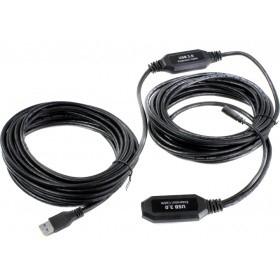 VCOM CU827-10M Кабель-адаптер USB3.0-repeater, удлинительный активный <Am-->Af> 10м <CU827-10M>