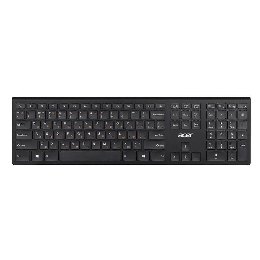 Acer OKR020 [ZL.KBDEE.004] wireless keyboard USB slim Multimedia black