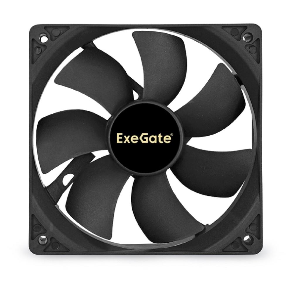 Exegate EX283385RUS Вентилятор ExeGate ExtraPower EP12025S2P, 120x120x25 мм, подшипник скольжения, 2pin, 1600RPM, 26dBA