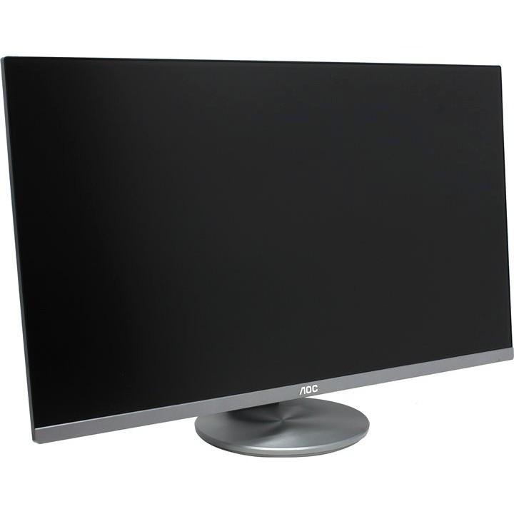 LCD AOC 27" I2790PQU/BT (00/01) серый {IPS, 1920x1080, 4 ms, 178°/178°, 250 cd/m, 20M:1, HDMI, DisplayPort, D-Sub}