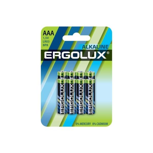 Ergolux Alkaline BL8 LR03 (8 шт. в уп-ке)