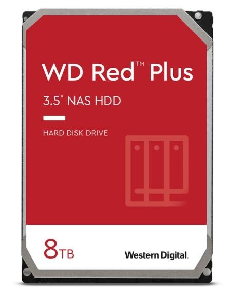 8TB WD Red Plus (WD80EFZZ) {Serial ATA III, 7200- rpm, 256Mb, 3.5", NAS Edition, замена WD80EFBX}