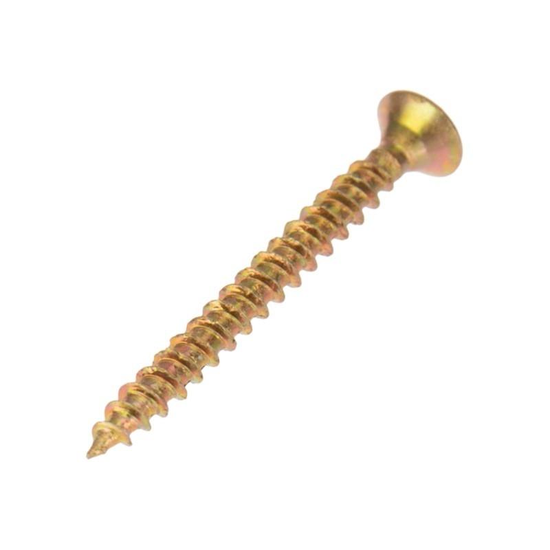 Rexant 1111-0330-4 Саморез универсальный KRANZ 3х30, желтый цинк, пакет (20шт.)