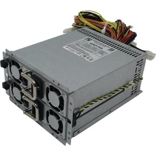 Procase GRP700 Блок питания с резервированием PS2+ ATX(700W+700W(1+1)),КПД=89+ Silver,185*150*86mm,Активный PFC,+5B=30A,+12B=58A,+3,3B=30A,-12V=1A,5VSB=3A