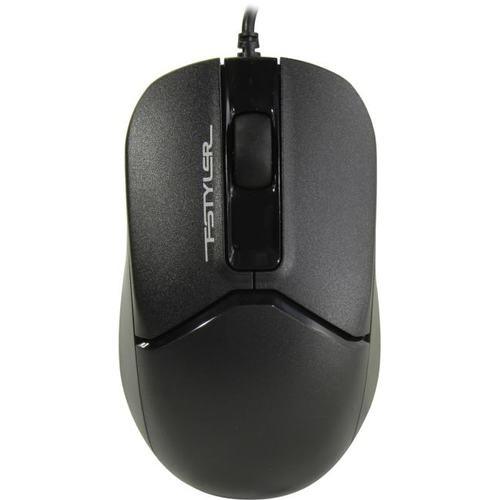 Мышь A4Tech Fstyler FM12S черный оптическая (1200dpi) silent USB (3but)