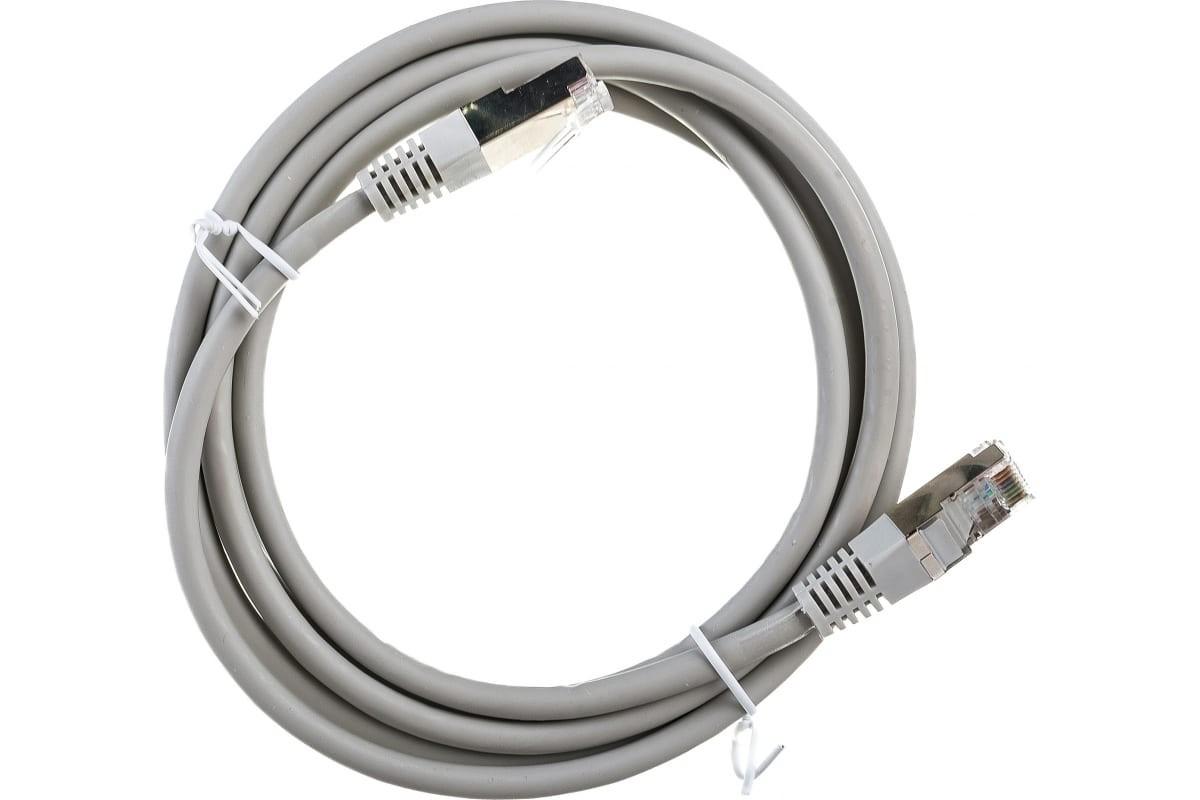 Rexant (18-8105-1) Патч-корд F/UTP, CAT6, RJ45-RJ45, LSZH серый, 2м