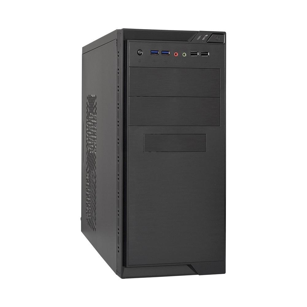 Exegate EX283234RUS Корпус Minitower ExeGate MA-372UX Black, mATX <без БП> 2*USB+2*USB3.0, Audio