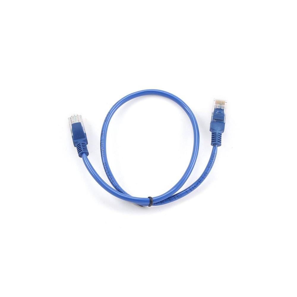 Cablexpert Патч-корд UTP PP12-0.5M/B кат.5, 0.5м, литой, многожильный (синий)