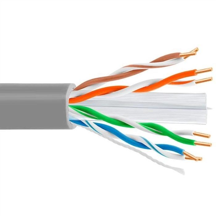 5bites Кабель US6575-305A UTP / SOLID / 6CAT / 23AWG / CCA / PVC / GREY / 305M