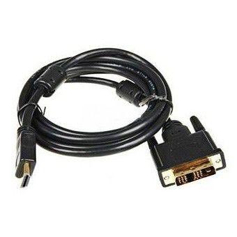Кабель Buro HDMI-19M-DVI-D-5M HDMI (m) DVI-D (m) 5м феррит.кольца черный (817226)