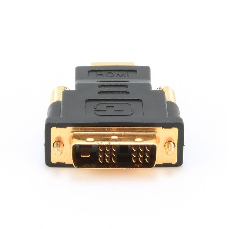 Gembird Переходник HDMI-DVI  19M/19M(папа-папа), золотые разъемы  [A-HDMI-DVI-1]