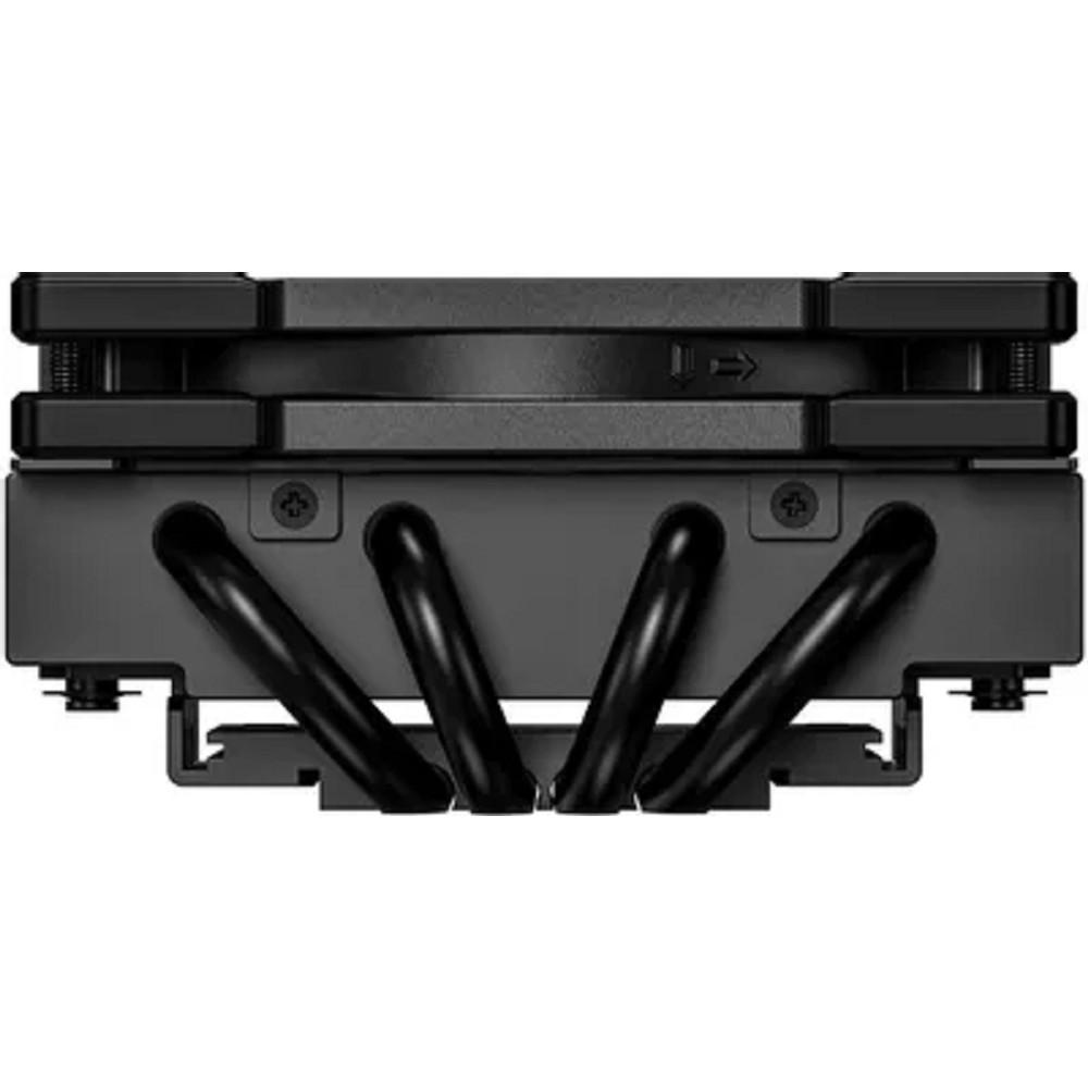 Cooler ID-Cooling IS-40-XT BLACK LGA1700/1200/115X/AM5/AM4 низкопрофильный высота 47mm (TDP 100W, PWM, 4 тепл.трубки прямого контакта, FAN 92mm, черный) BOX