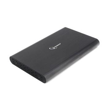 Gembird EE2-U3S-50 Внешний корпус 2.5" чёрный, USB 3.0, SATA, до 2 Тб, алюминий