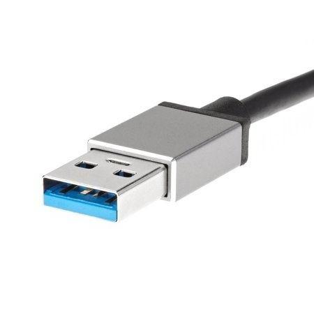 Telecom Переходник USB 3.0 -->RJ-45 1000Mbps +3 USB3.0, Aluminum Shell, 0.2м Telecom <TA311U>