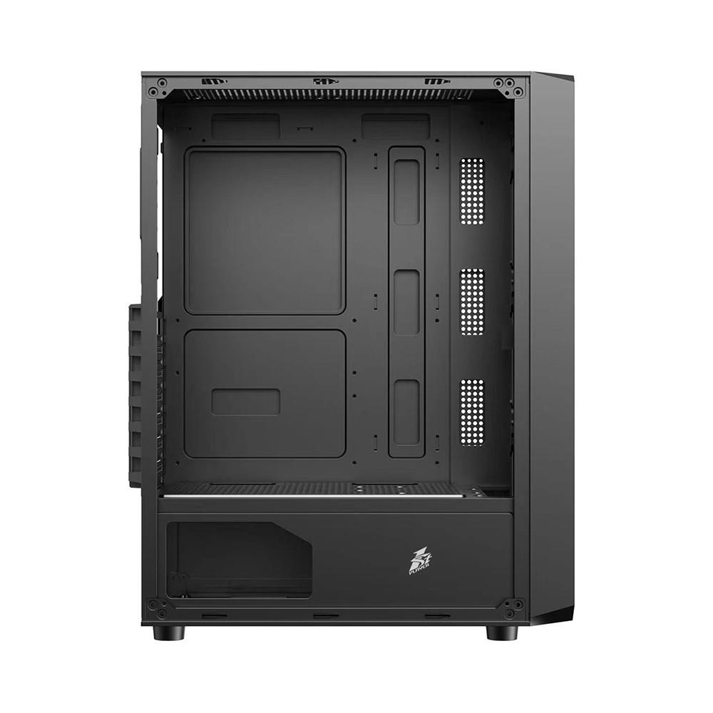 1STPLAYER FD3 Black / ATX / 4x120mm LED fans inc. / FD3-BK-4F1