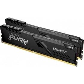 Kingston DRAM 32GB 3600MHz DDR4 CL18 DIMM (Kit 2x16Gb) FURY Beast Black KF436C18BBK2/32