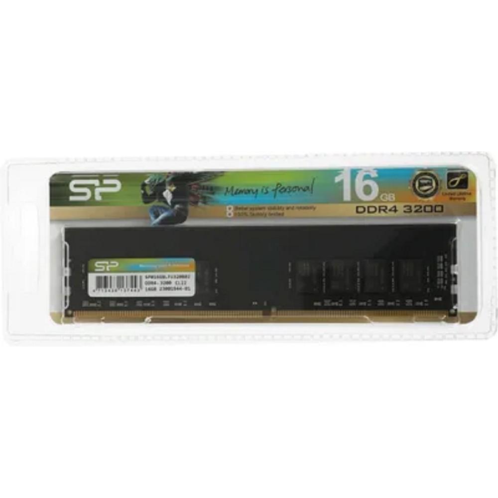 Silicon Power DDR4 DIMM 16GB SP016GBLFU320B02  PC4-25600, 3200MHz OEM/RTL
