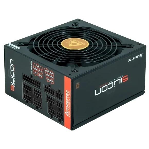 Блок питания Chieftec Silicon SLC-850C (ATX 2.3, 850W, 80 PLUS BRONZE, Active PFC, 140mm fan, Full Cable Management) Retail