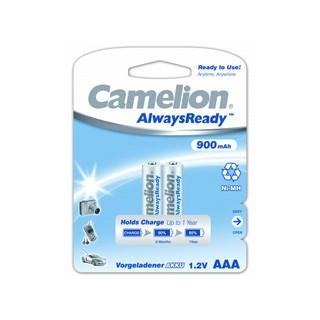 Camelion   AAA- 900mAh Ni-Mh  Always Ready  BL-2 (NH-AAA900ARBP2, аккумулятор, 1.2В)  (2 шт. в уп-ке)