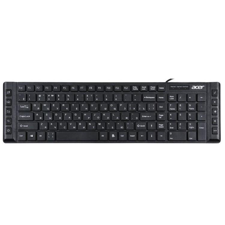 Acer OKW010 [ZL.KBDEE.002] Keyboard USB slim Multimedia black