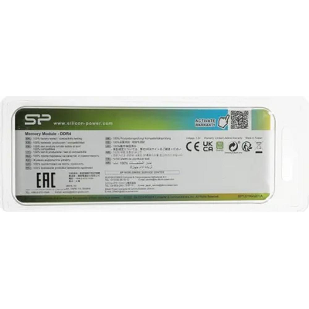 Silicon Power DDR4 DIMM 16GB SP016GBLFU320B02  PC4-25600, 3200MHz OEM/RTL