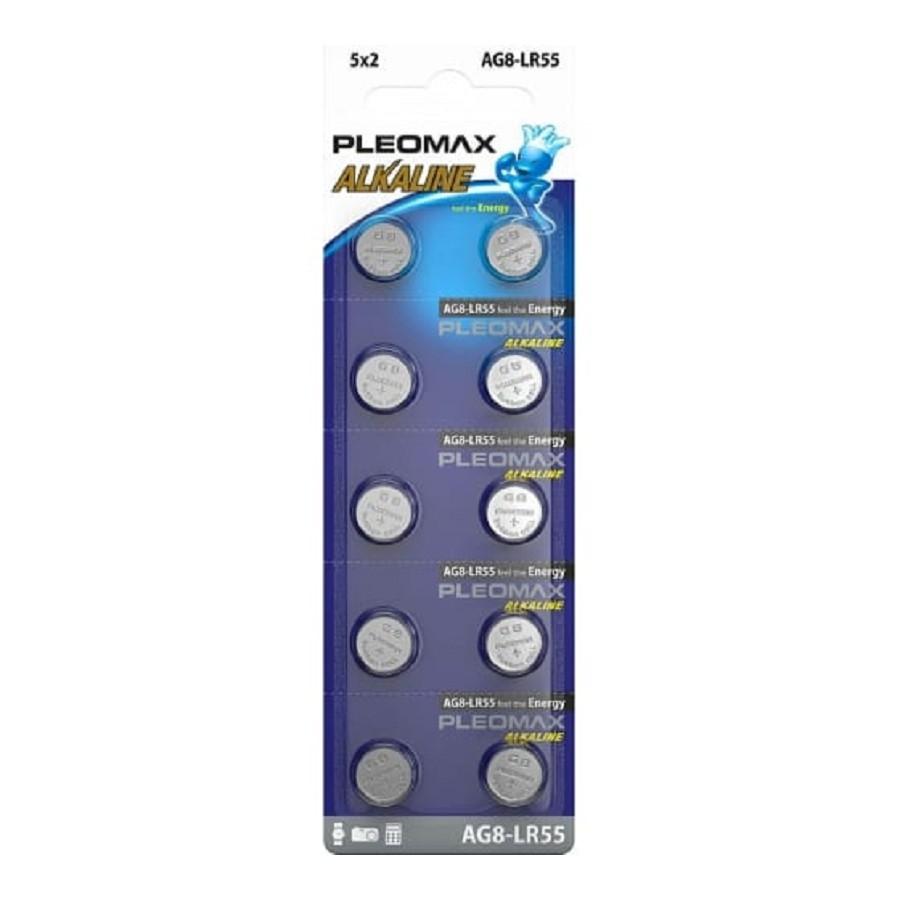 Pleomax AG8 (391) LR1120, LR55 Button Cell (100/1000/98000) (10 шт. в уп-ке)