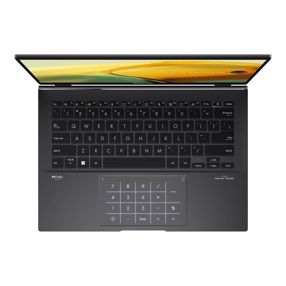 ASUS Zenbook UM3402YA-KP854 [90NB0W95-M01KZ0] Black 14" {WQXGA Ryzen 5 7430U/16Gb/SSD512Gb/noOS/Bag}