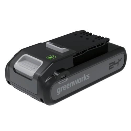 Greenworks G24B4+ Аккумулятор, 24V, 4Ач, с двумя USB-C разъемами  [2940407]